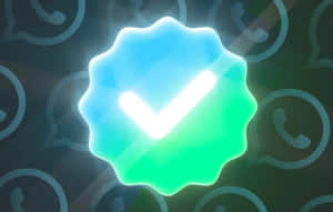 Verified Badge Glowing Background Wallpaper