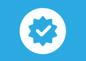 Verified Blue Badge Icon Wallpaper