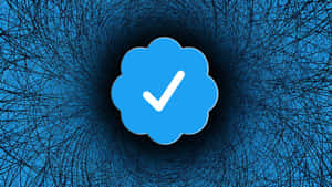 Verified Checkmark Abstract Network Background Wallpaper