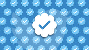 Verified Checkmark Pattern Wallpaper