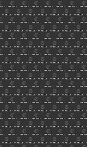 Versace Iphone Black And White Pattern Wallpaper