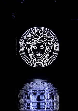 Versace Iphone Water Reflection Logo Wallpaper