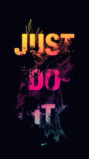Vertical Just Do It Wallpaper