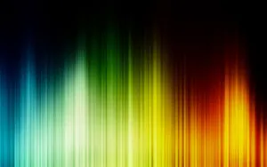 Vertical Rainbow Sound Waves Wallpaper