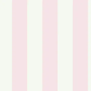Vertical Stripes Pink White Pattern Wallpaper