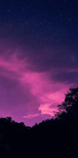 Very Amazing Pink Sky Wallpaper
