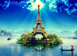 Very Breathtaking View Of The Eiffel Tower Wallpaper