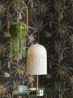 Very Elegant White Lamp Wallpaper