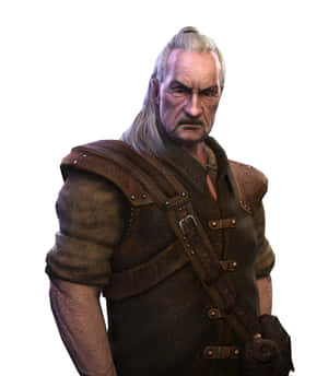 Vesemir Witcher Mentor Portrait Wallpaper