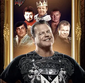Veteran Wrestler Jerry Lawler In Action Wallpaper