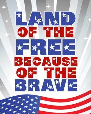Veterans Day Land Of Free Wallpaper