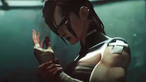 Vi Preparing For Battle Wallpaper