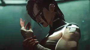 Vi Preparing For Battle Wallpaper