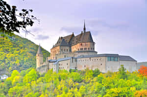 Vianden Castle Luxembourg Autumn Wallpaper