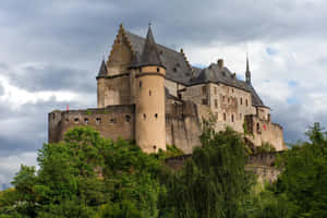 Vianden Castle Luxembourg Wallpaper