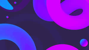 Vibrant Abstract Circles Background Wallpaper