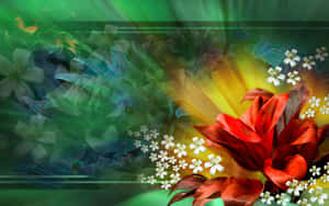 Vibrant_ Abstract_ Floral_ Art.jpg Wallpaper