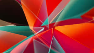 Vibrant Abstract Geometric Shapes Wallpaper
