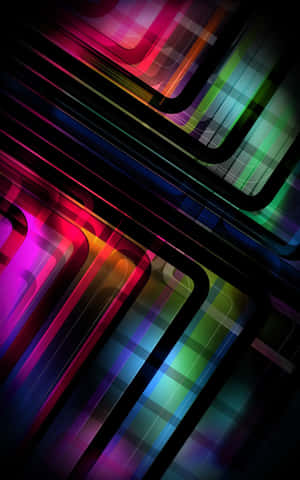 Vibrant Abstract Light Streaks Wallpaper