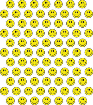 Vibrant Aesthetic Smiley Face Wallpaper