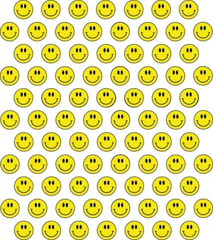 Vibrant Aesthetic Smiley Face Wallpaper