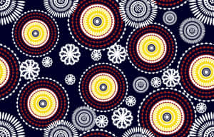 Vibrant African Print Pattern Wallpaper