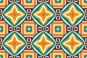 Vibrant African Print Pattern Wallpaper