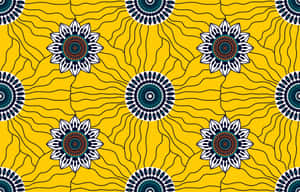 Vibrant African Print Pattern Wallpaper