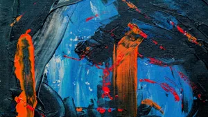 Vibrant And Colorful Abstract Expressionist Artwork Wallpaper