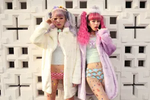 Vibrant And Colorful Harajuku Street Style Wallpaper