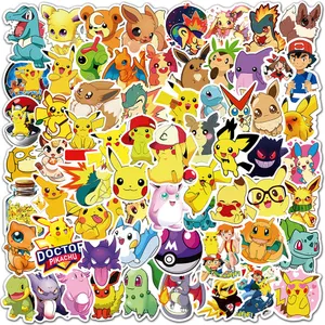 Vibrant And Colorful Pokémon Stickers Collection Wallpaper