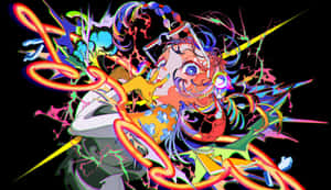 Vibrant_ Anime_ Chaos Wallpaper