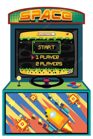 Vibrant Arcade Games In Gaming Center Wallpaper