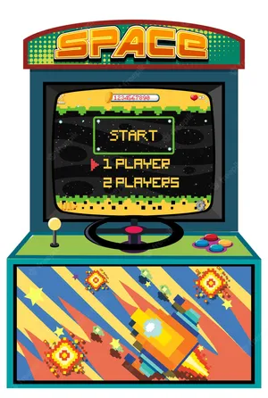 Vibrant Arcade Games In Gaming Center Wallpaper