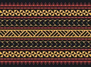Vibrant Aztec Pattern Design Wallpaper
