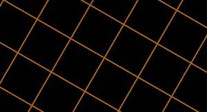 Vibrant Black And Orange Abstract Design Wallpaper