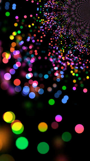 Vibrant Bokeh Lights Abstract Wallpaper