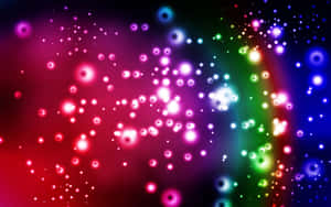 Vibrant Bokeh Lights Background Wallpaper