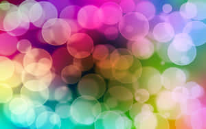 Vibrant Bokeh Lights Background Wallpaper