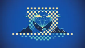 Vibrant Chaos Emeralds Collection Wallpaper