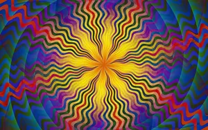 Vibrant City Nightscape With Illuminated Skyscrapers Wallpaper