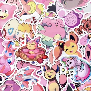 Vibrant Collection Of Pokémon Stickers Wallpaper