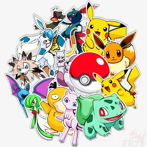 Vibrant Collection Of Pokemon Stickers Wallpaper