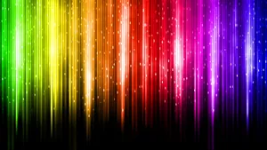 Vibrant Color Spectrum Lights Wallpaper