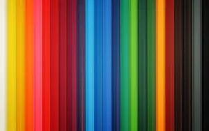 Vibrant Color Spectrum Vertical Lines Wallpaper