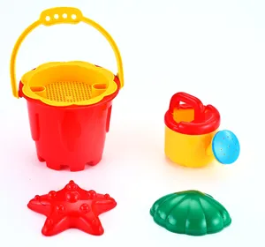 Vibrant Colorful Beach Toys Collection Wallpaper