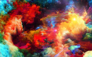 Vibrant Colors Of The Cosmos Wallpaper