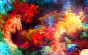 Vibrant Colors Of The Cosmos Wallpaper