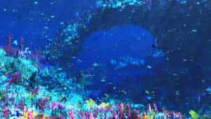 Vibrant_ Coral_ Reef_with_ Fish_ Schools.jpg Wallpaper