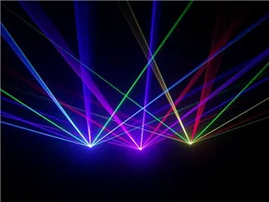 Vibrant D J Laser Lights Display Wallpaper